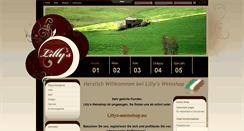 Desktop Screenshot of lillys-weinshop.de